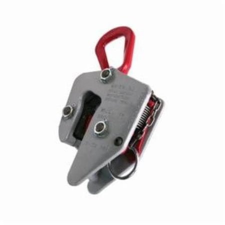 CAMPBELL CHAIN & FITTINGS Plate Clamp, Locking E, 5 Ton Load, 112 In Jaw Opening, 312 In Bail Opening Height, 212 In, 6420702 6420702